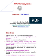 ESO 201A: Thermodynamics: Entropy