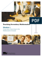Teaching Secondary Mathematics: Overview of Learning in The Mathematics Domain
