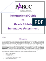 Grade 8 Math Summative Assessment Guide