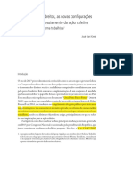 Krein. O Desmonte Dos Direitos, As Novas Configurações Do Trabalho e o Esvaziamento Da Ação Coletiva