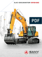 High-Performance SY215c Hydraulic Excavator