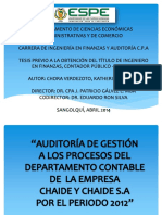 Ejemplo Proceso de Auditoria