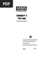 FlameGard 5 Test Lamp Instruction Manual - En
