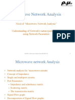 3-MICROWAVE NETWORK INTRO IMPEDANCE ADMITTANCE MATRIX-12-Jul-2019Material - II - 12-Jul-2019 - Lecture - 5 - Microwave - Netwok - Analysis - Impeda