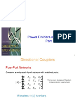 Power Dividers and Couplers