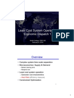 Least Cost System Operation: Economic Dispatch 1