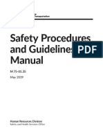 Safety Procedures and Guidelines Manual: Human Resources Division