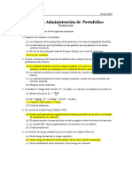 Evaluación Portafolios