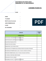 Form Asesmen Radiologi