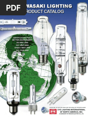 EYE Product Catalog PDF | PDF | Lighting | Vacuum Tube