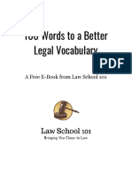 100 Words To A Better Legal Vocabulary PDF