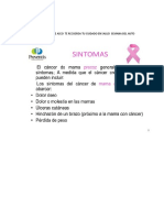 Linea de Aseo Te Recuerda Tu Cuidado en Salud Semana Del Auto Cuidado Seno