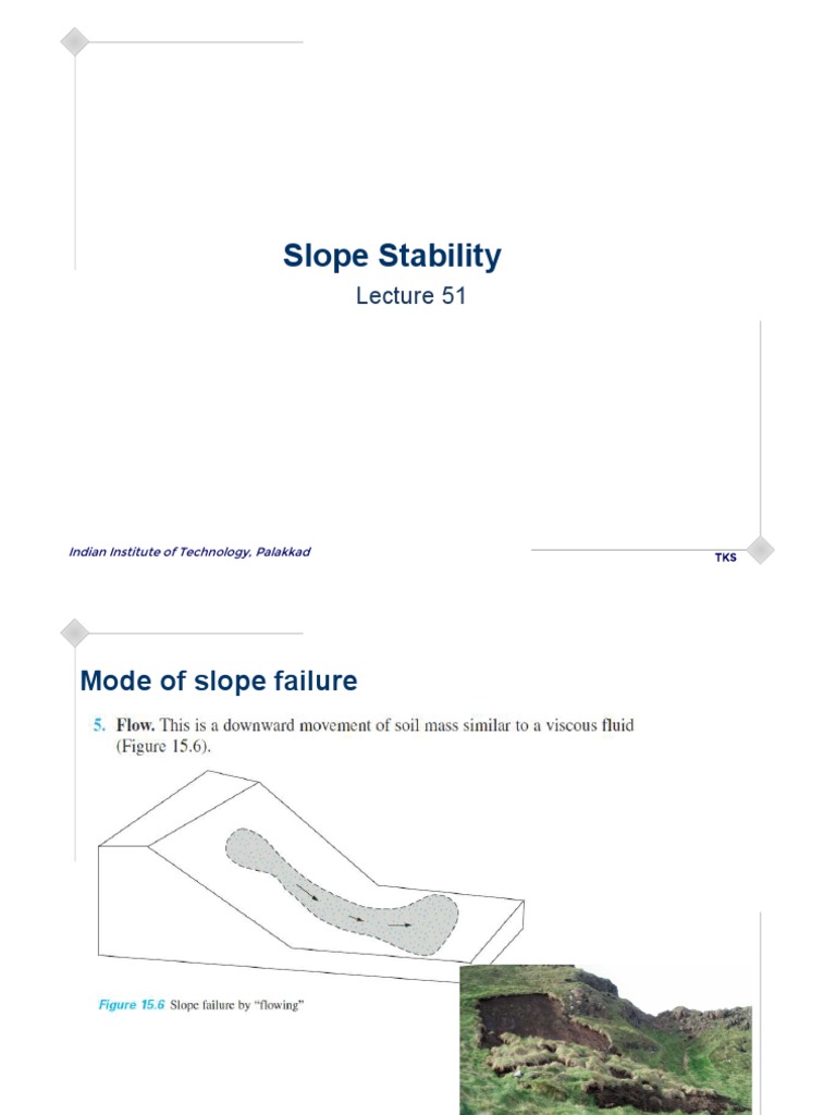 Slope Stability and Safety Factors | PDF