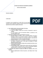 Indicaciones para Salud Familiar Iii Seguimiento Académico - 2018