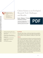 Citizen Science As An Ecological Research Tool: Challenges and Benefits