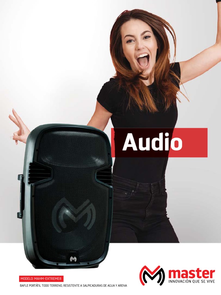 Audífonos bluetooth diadema recargable 100 mw MS-HEADBT Master MS-HEADBT