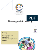 Planning and Scheduling