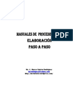 Manuales de Procedimientos Paso A Paso PDF