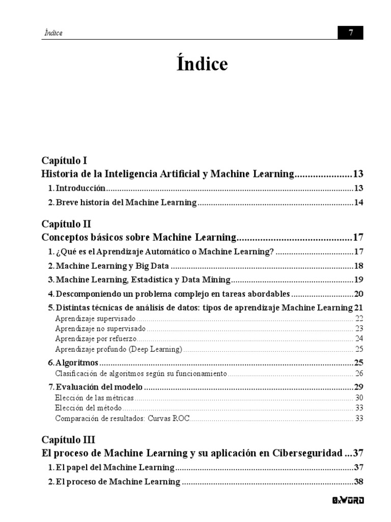 Machine Learning y Ciberseguridad | PDF | Aprendizaje automático ...