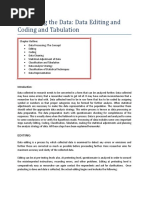 Tabulation Coding and Editing