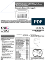 PS Neo HSK2LCD ICON LED RF Keypad v1 0 Installation Guide R001 en FR Es Po