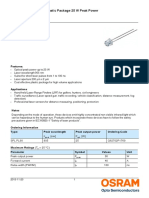 Pulsed Laser Diode in Plastic Package 25 W Peak Power: Features