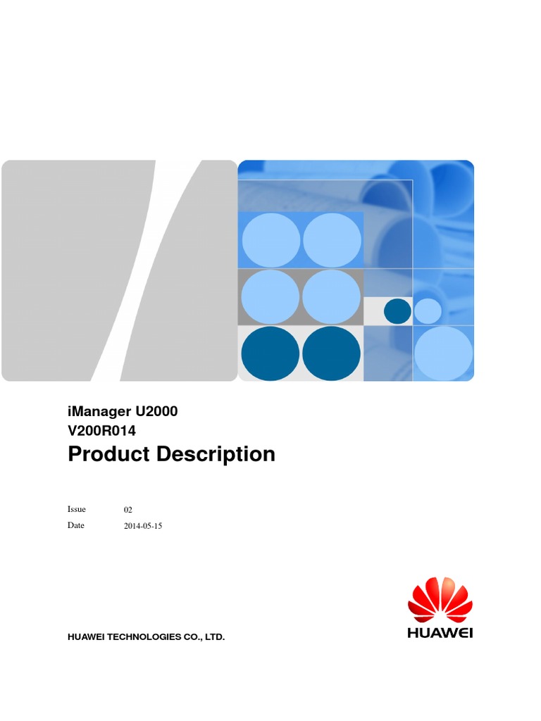 IManager U2000 Product Description | PDF | Ip Multimedia Subsystem ...