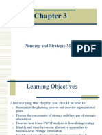 Chapter 3 Explains Strategic Planning Process