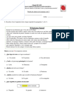 prueba de lenguaje 1°B