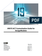 ACT Customization Guide For DesignModeler