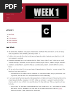 Cs50 Harvard Edu Extension 2019 Spring Weeks 1-8 Compiled Notes