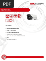 DS-2CE16U1T-IT1F 8 MP Bullet Camera: Key Features