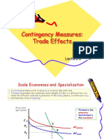 Contingency Measures: Trade Effects
