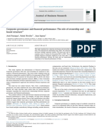 Corporate Governance and Financial Performance - The Role of Ownership and Board Structure Je-2