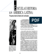 Escuela e Historia en America Latina - Preguntas Desde La Historia Del Curriculum - (Dussel)