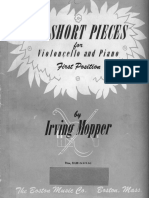 Six Short Pieces For Violoncello and Piano First Position