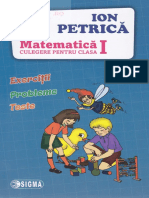 Matematica Clasa 1 Culegere - Ion Petrica