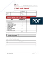 Ctpat Audit Report
