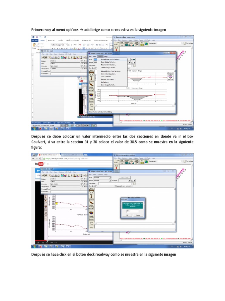 Tutorial Box Coulvert Hec Ras | PDF