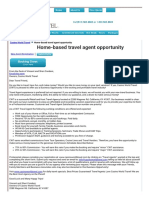 Home-Based Travel Agent Opportunity