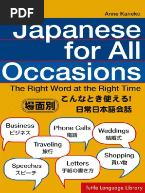 Japanese For All Occassion Japanese Language Translations