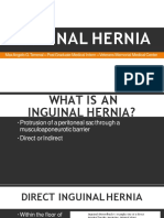 Inguinal Hernia: Maxangelo G.Terrenal - Post Graduate Medical Intern - Veterans Memorial Medical Center