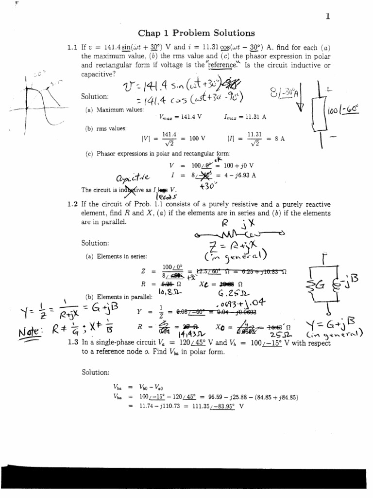 John J Grainger William D Stevenson JR - Solution Manual of