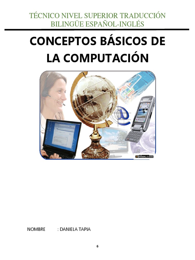 Conceptos Básicos de La Computación | PDF | Hardware de la computadora ...