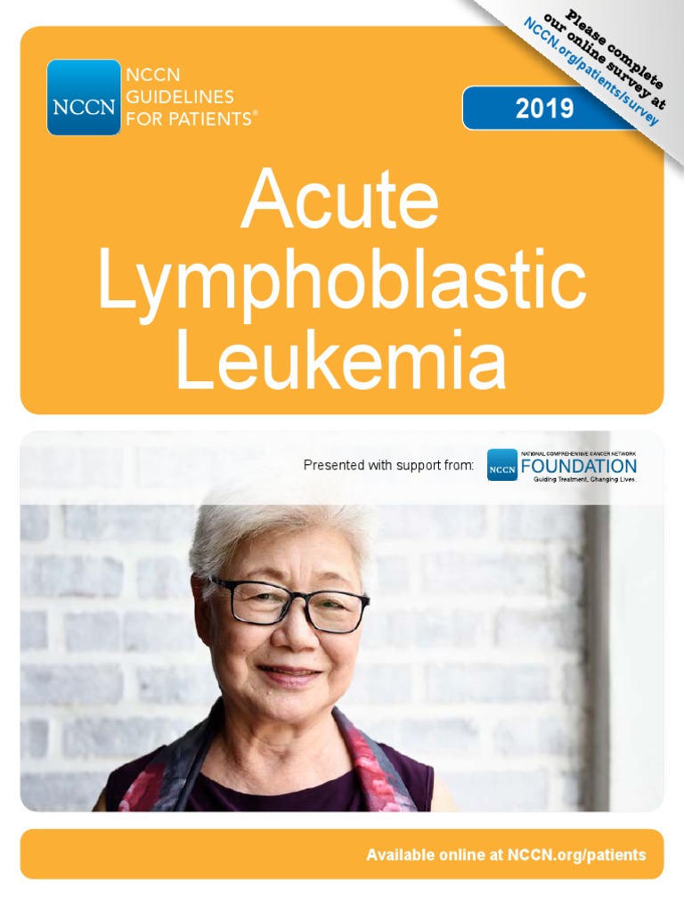 Acute Lymphoblastic Leukemia: NCCN Guidelines For Patients | PDF ...