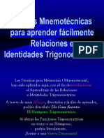 Ayudas Mnemotécnicas Para Aprender Fácilmente Relaciones e Identidades Trigonométricas