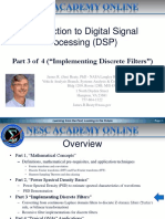 Introduction To Digital Signal Processing (DSP) : Part 3 of 4 ("Implementing Discrete Filters")