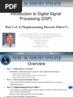 Introduction To Digital Signal Processing (DSP) : Part 3 of 4 ("Implementing Discrete Filters")