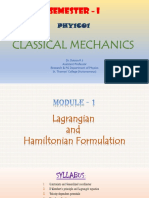 Classical Mechanics