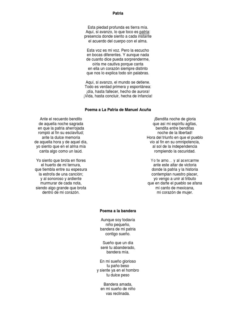 Poemas A La Patria de Guatemala | PDF | Guatemala